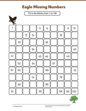 Eagle Missing Numbers