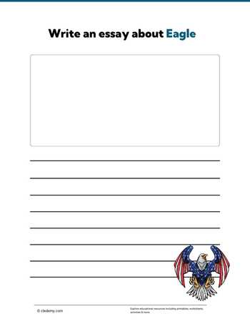 Write an Essay About Eagle