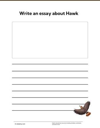 Write an Essay About Hawk