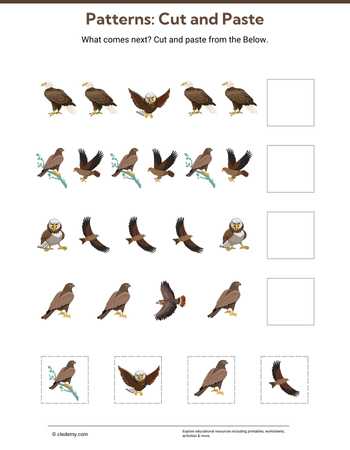 Patterns: Cut and Paste-Hawk