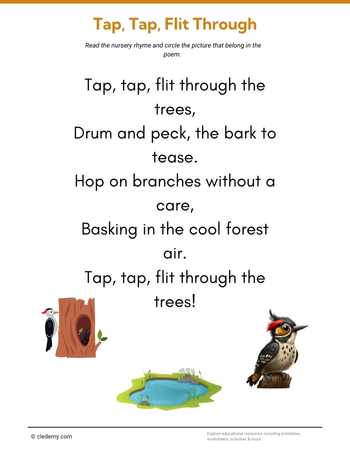 Rhyme on Woodpecker