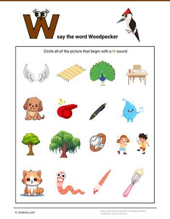 W Say the Word Woodpecker