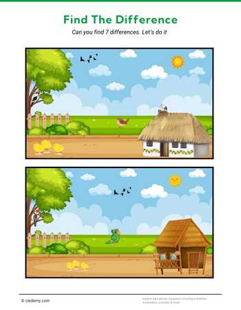 Find the Difference- Woodpecker