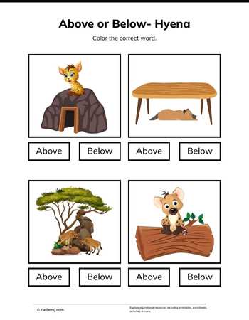 Above or Below- Hyena