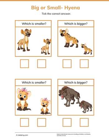 Big or Small- Hyena