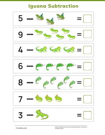 Iguana Subtraction