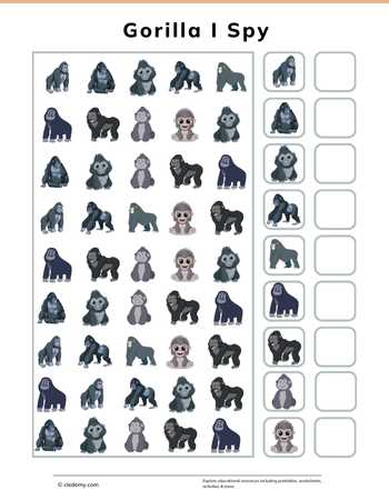 Gorilla I Spy