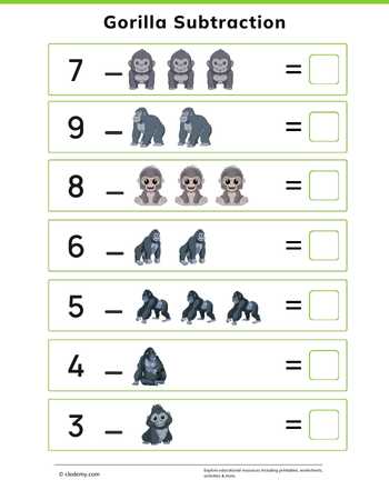 Gorilla Subtraction