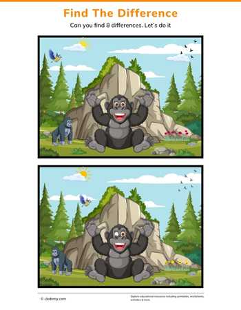 Find the Difference- Gorilla