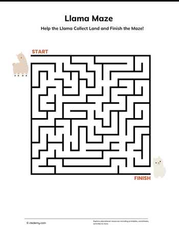 Llama Maze