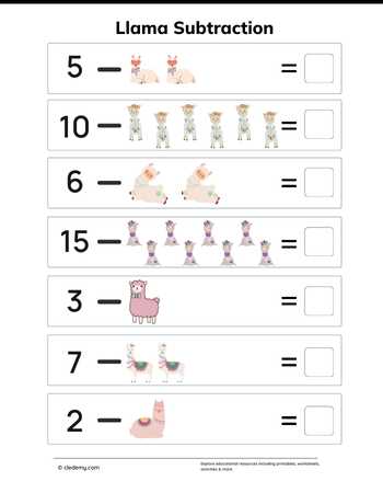 Llama Subtraction