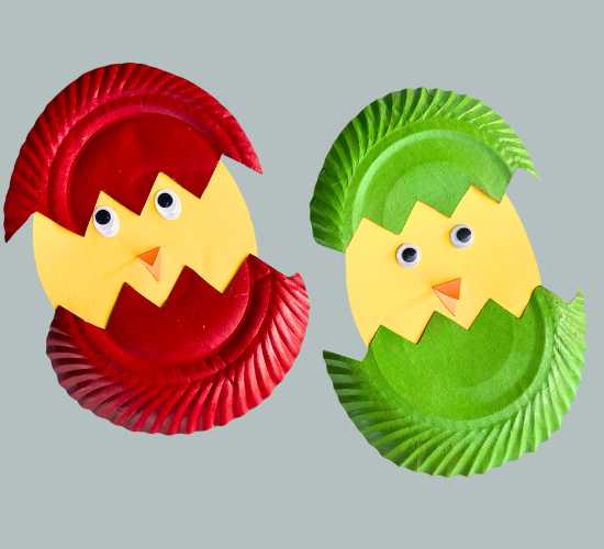 Paper Plate Easter Egg