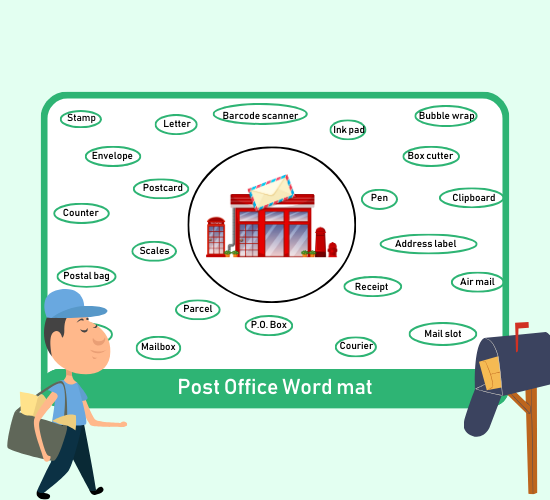Post Office Word Mat