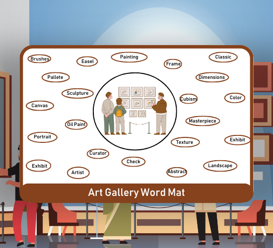 Art Gallery Word Mat