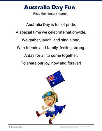 Rhyme on Australia Day