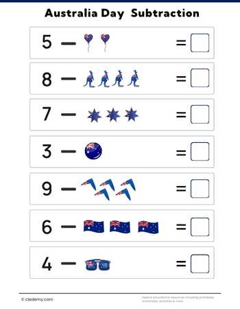 Australia Day Subtraction