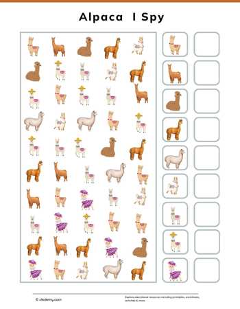 I Spy Alpaca
