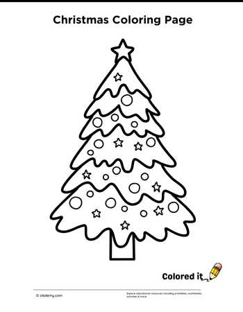 Christmas - Coloring Page