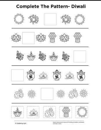 Complete The Pattern Diwali