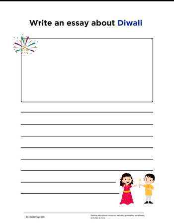 Write an Essay About Diwali