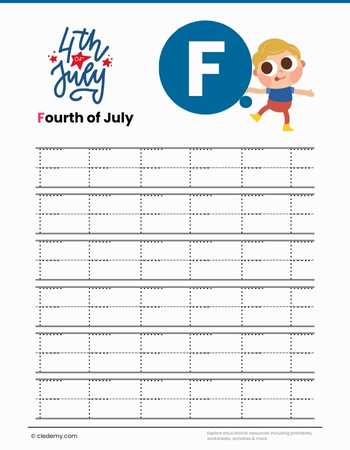 Fourth of July - First Letter