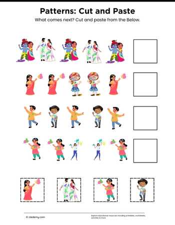 Patterns: Cut and Paste Holi