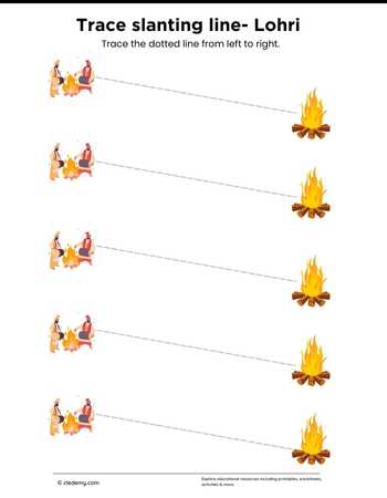 Trace Slanting Line- Lohri
