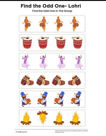 Find Odd One Out Lohri
