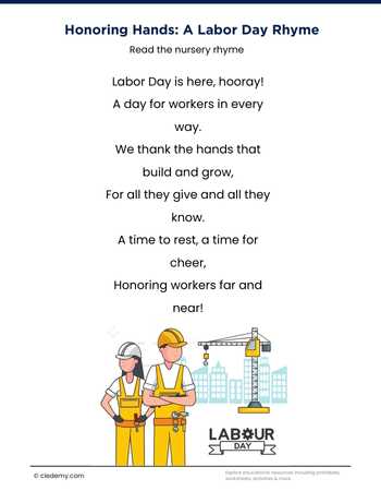 Rhyme on Labor Day