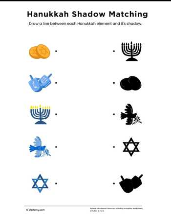 Hanukkah Shadow Matching