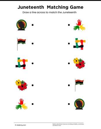 Juneteenth Matching Game