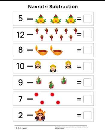 Navratri Subtraction