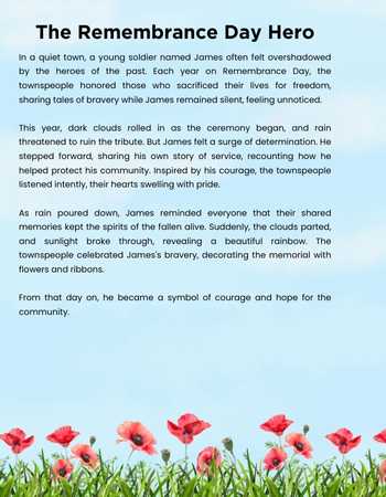 Remembrance Day- Story