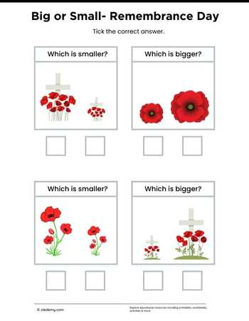 Big or Small Remembrance Day