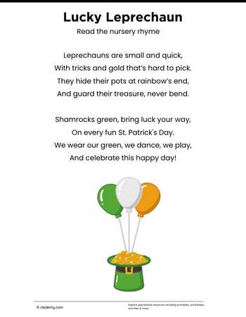 Rhyme on St. Patrick
