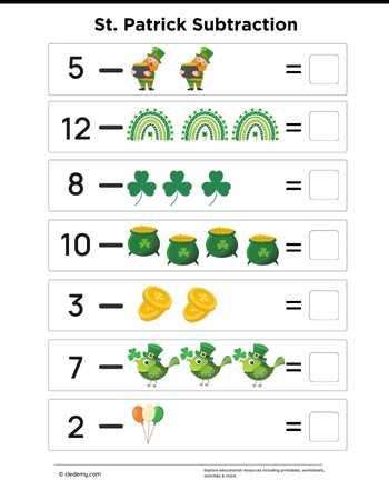 St. Patrick Subtractions