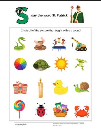Circle the Picture- St. Patrick