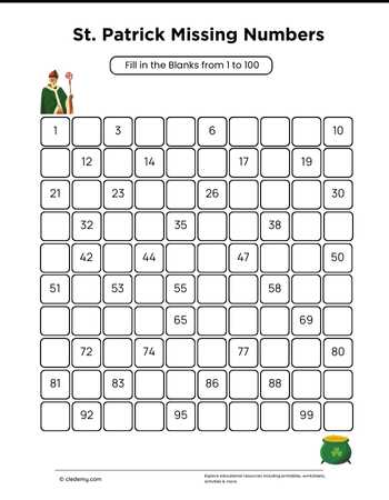 St. Patrick Missing Numbers