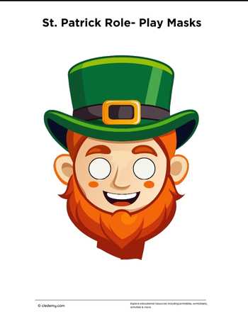 St. Patrick Role Play Mask