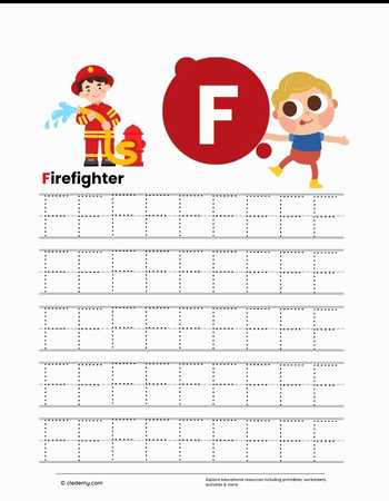 Firefighter- First Letter