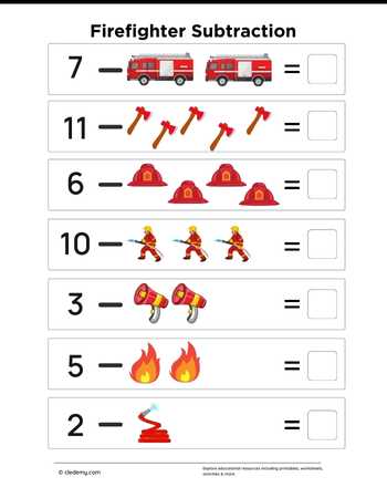 Firefighter Subtraction