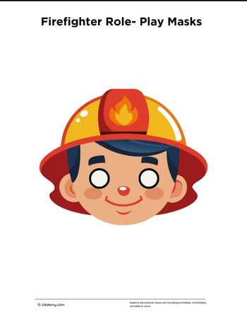Firefighter Role- Play Mask