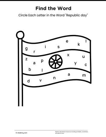 Find the word- Republic Day- India