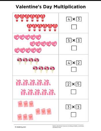 Valentine's Day Multiplication