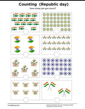 Republic Day- India Counting