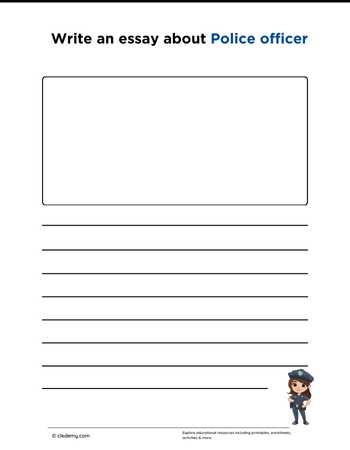 Write an Essay About Police Officer
