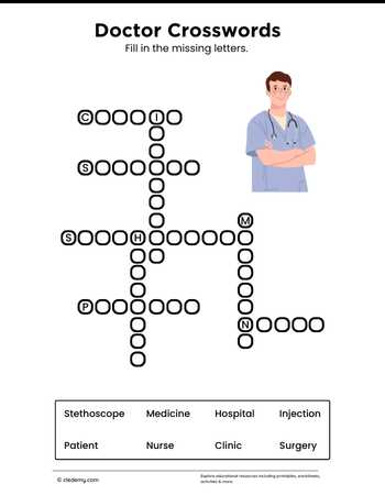 Doctor Mini Crosswords Puzzle