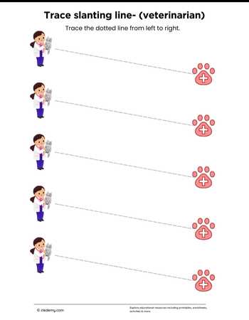 Trace Slanting Line- Veterinarian