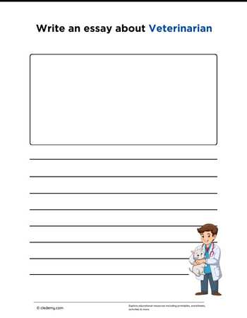 Write an Essay About Veterinarian