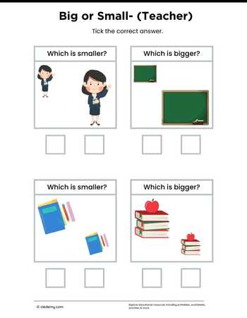 Big or Small- Teacher